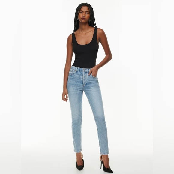 Denim Forum Denim - DENIM FORUM The Yoko HIgh Rise Slim Size 26